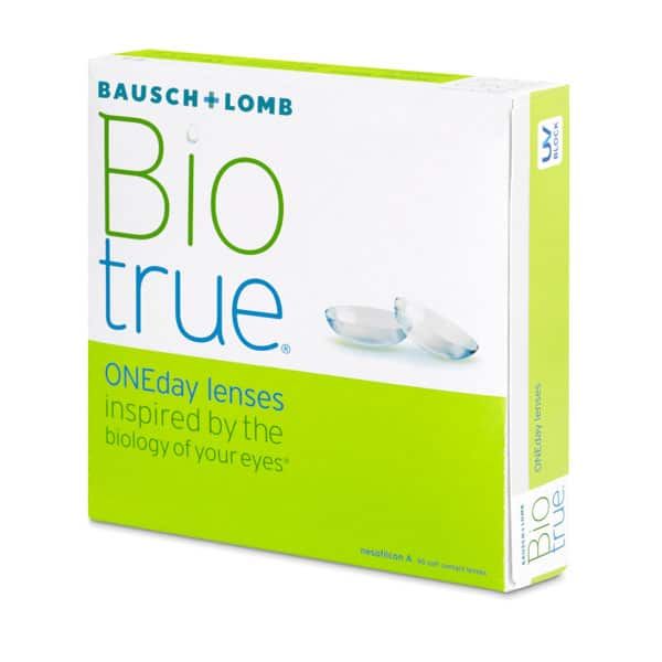 Линзы контактные однодневные для коррекции зрения Bausch+Lomb Ultra Oneday Biotrue Lens (+0.75/8.6) 90шт