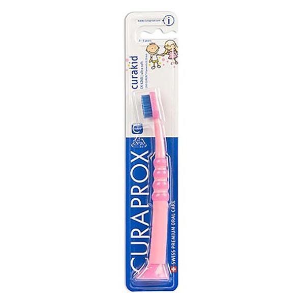 Щетка зубная для детей с гумированной ручкой от 0 до 3 лет Curakid Curaprox/Курапрокс (CK4260)